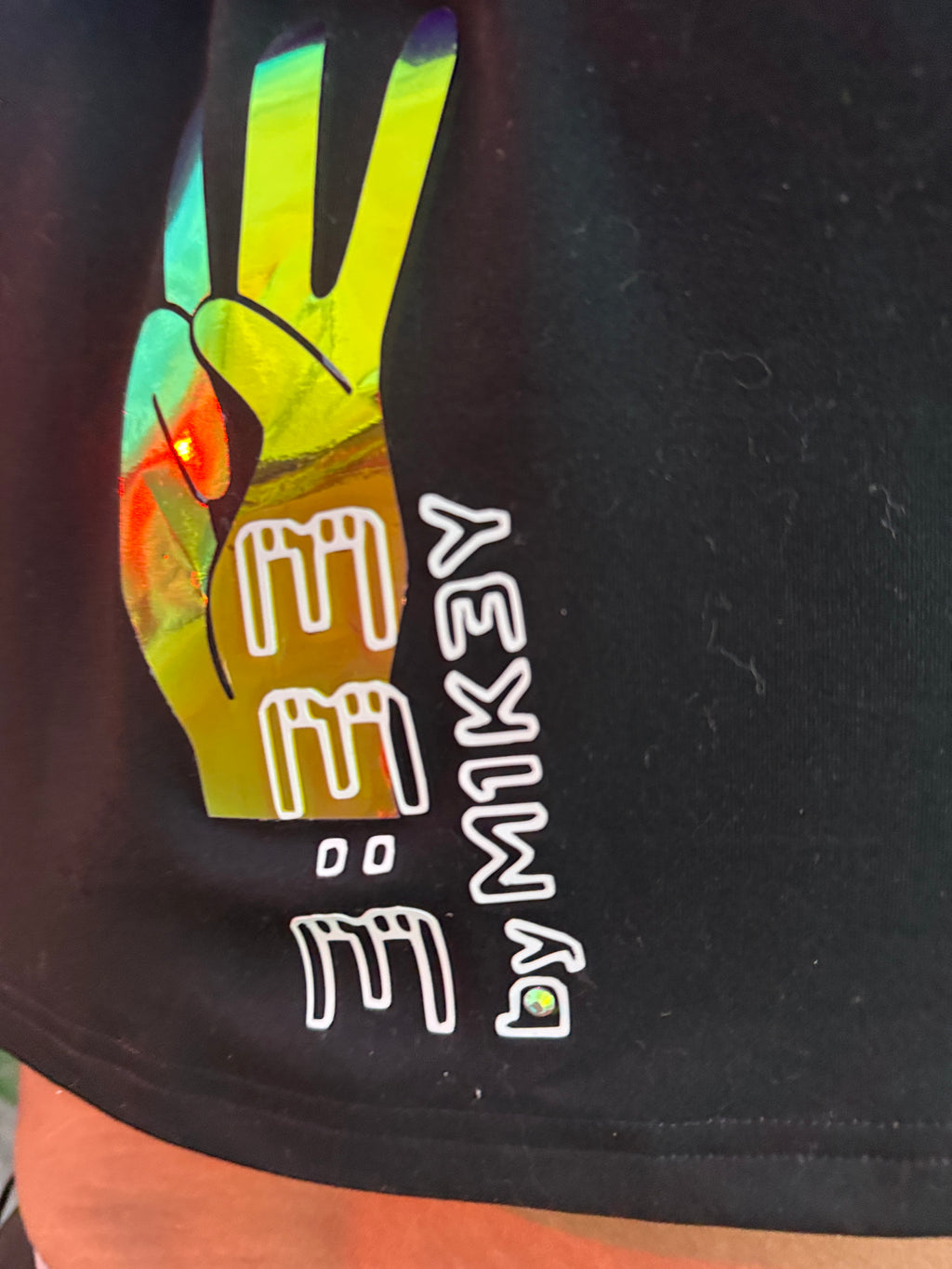 ‘you can’t hurt me’ crop hoodie