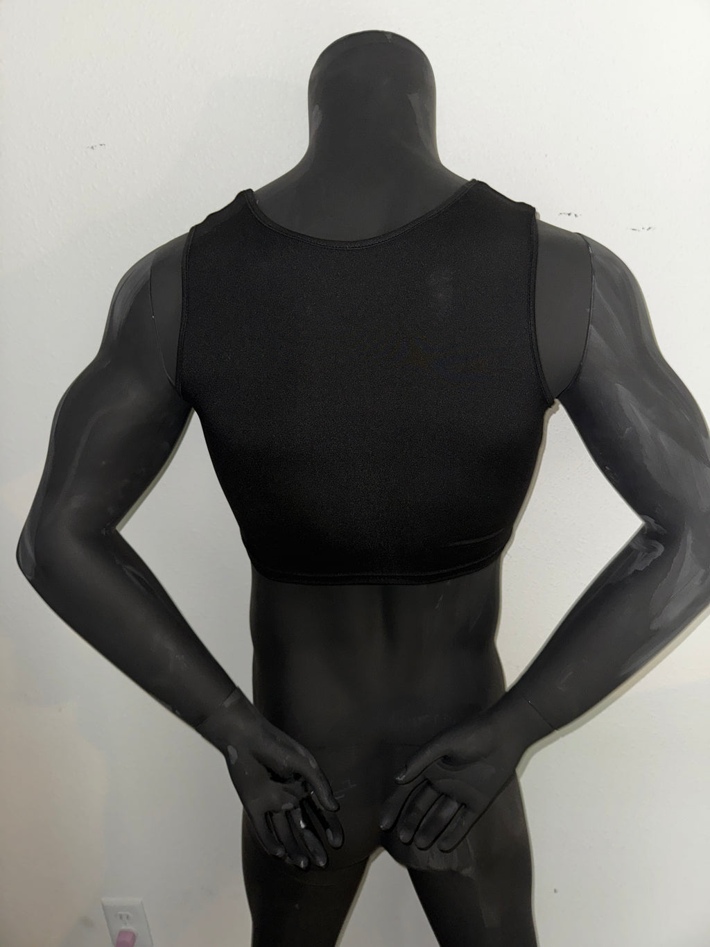 333 logo sleeveless crop top